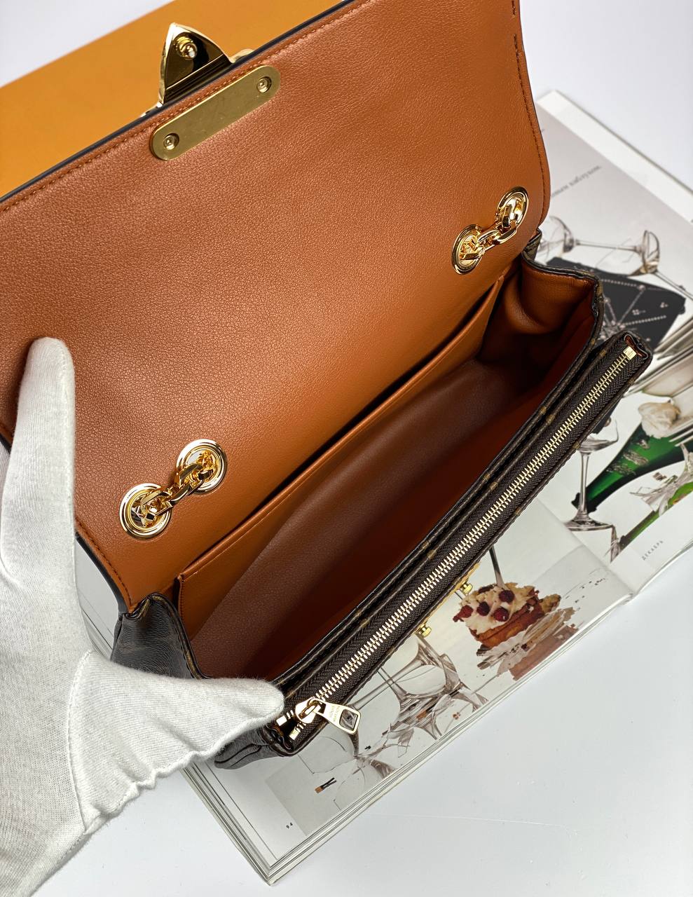 Louis Vuitton Marceau Bag Caramel Brown