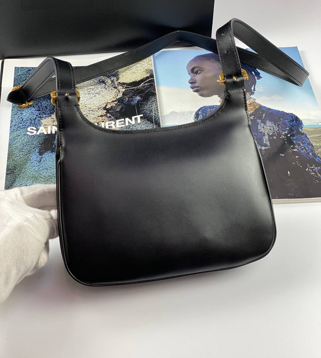 CHARLIE MEDIUM SHOULDER BAG IN SMOOTH LEATHER