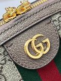 Ophidia Small GG Supreme Cross-Body Bag Beige