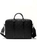 Gucci GG embossed Men's briefcase black