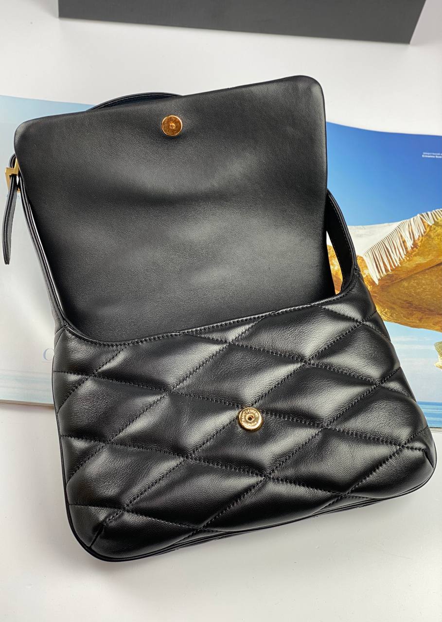 LE 57 Hobo Bag in QUILTED Lambskin black