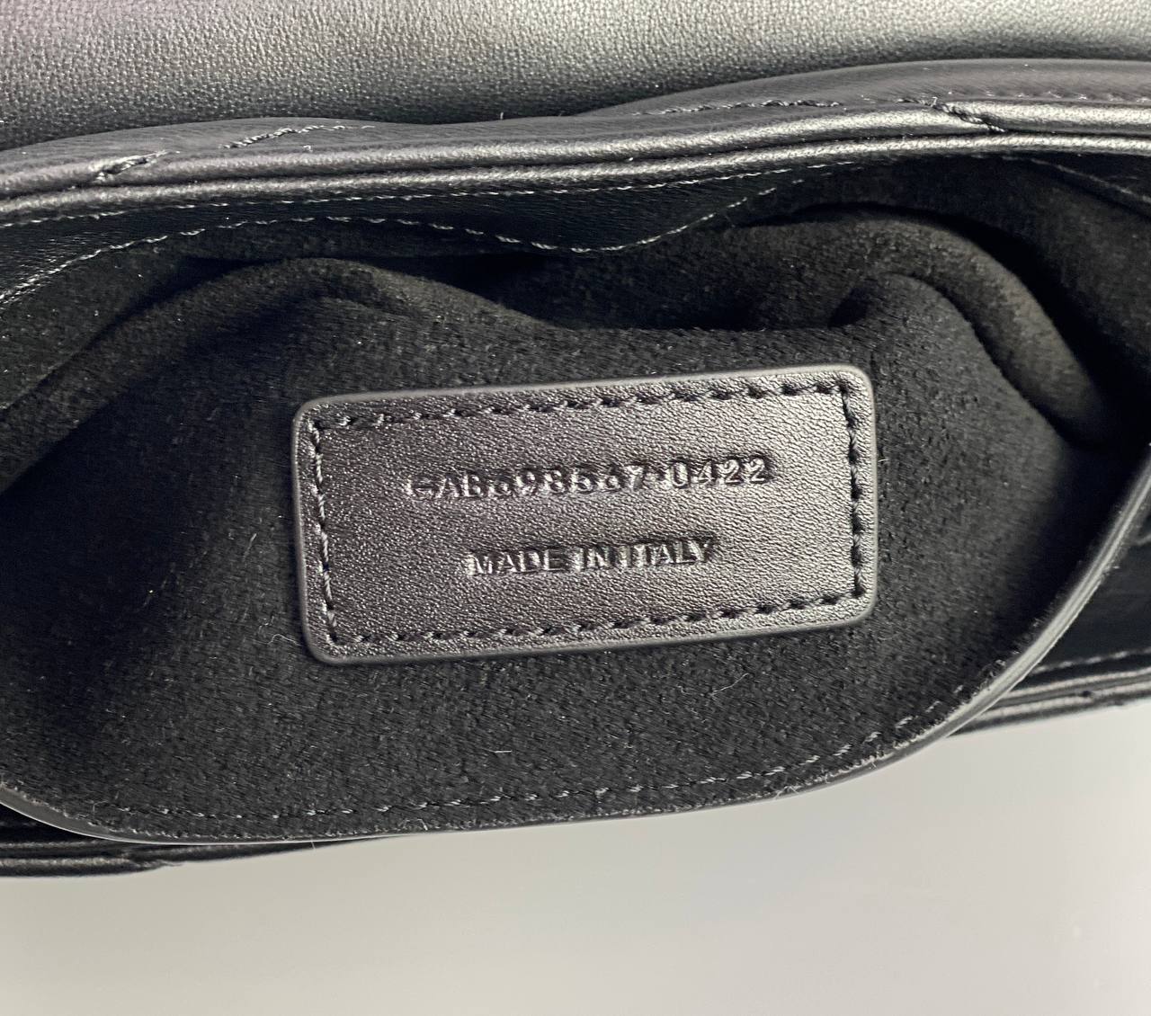 LE 57 Hobo Bag in QUILTED Lambskin black