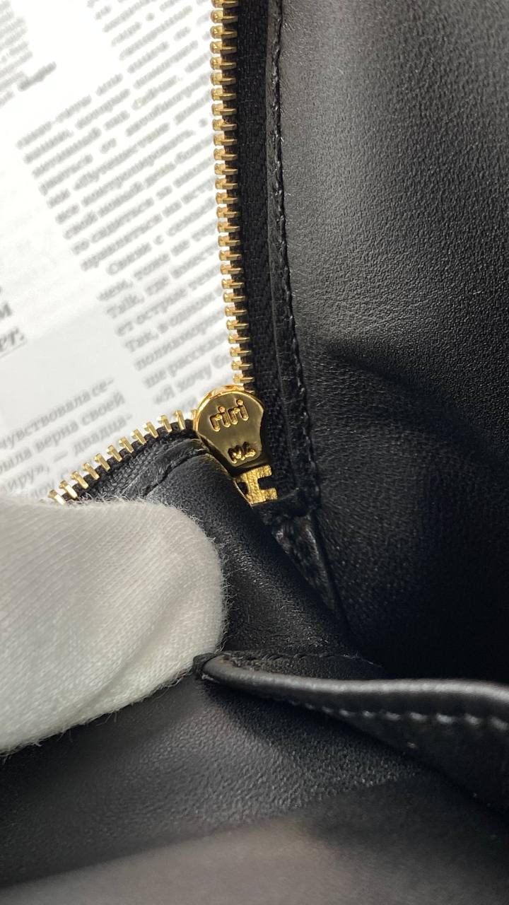 HermÃƒÆ’Ã‚Â¨s bag Bolide Mini Chevre Black Gold Hardware