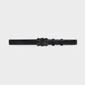 CUIR TRIOMPHE BELT IN SMOOTH CALFSKIN BLACK