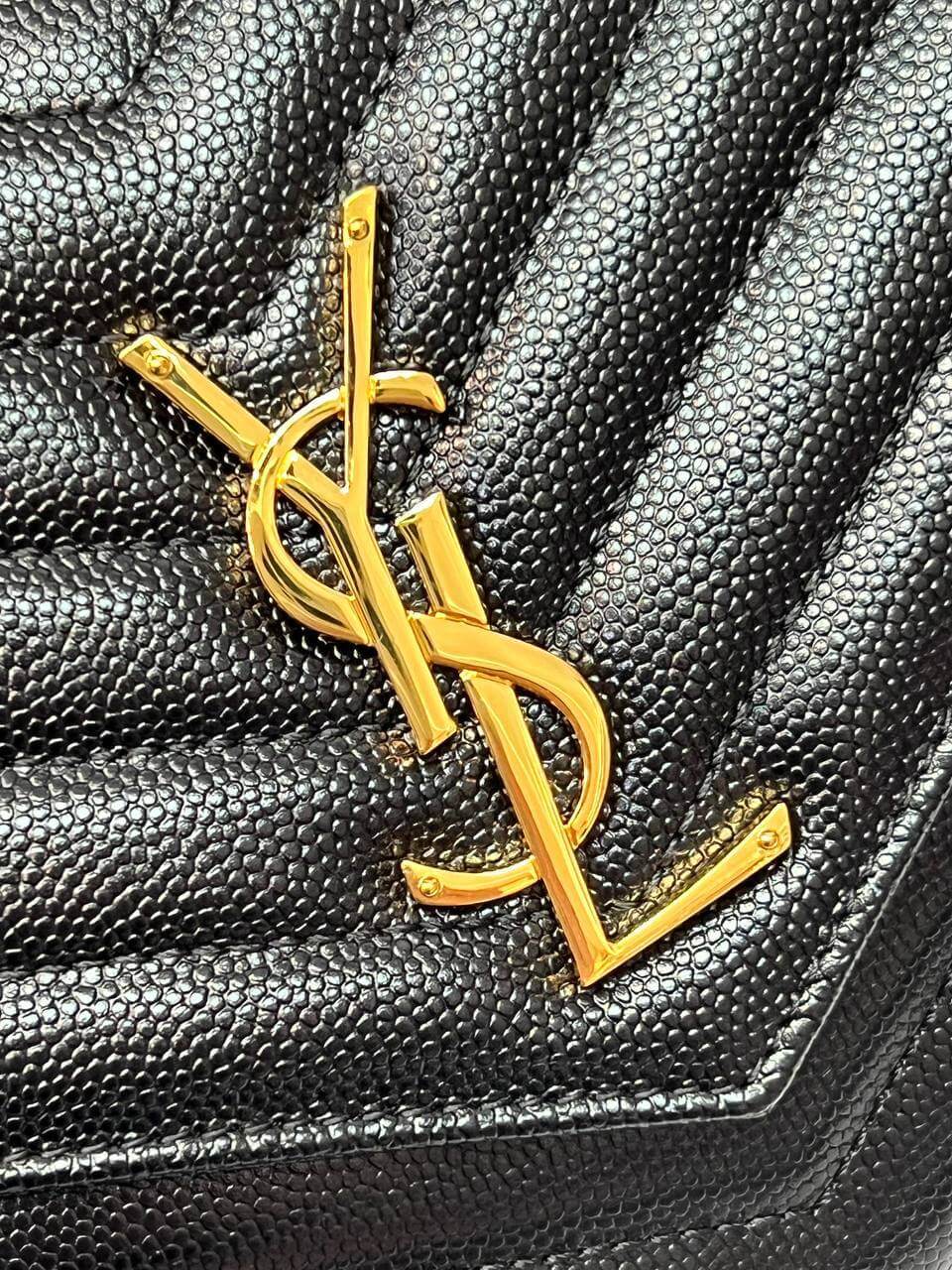 CASSANDRE MATELASSÃƒÆ’Ã¢â‚¬Â° CHAIN WALLET IN GRAIN DE POUDRE EMBOSSED LEATHER