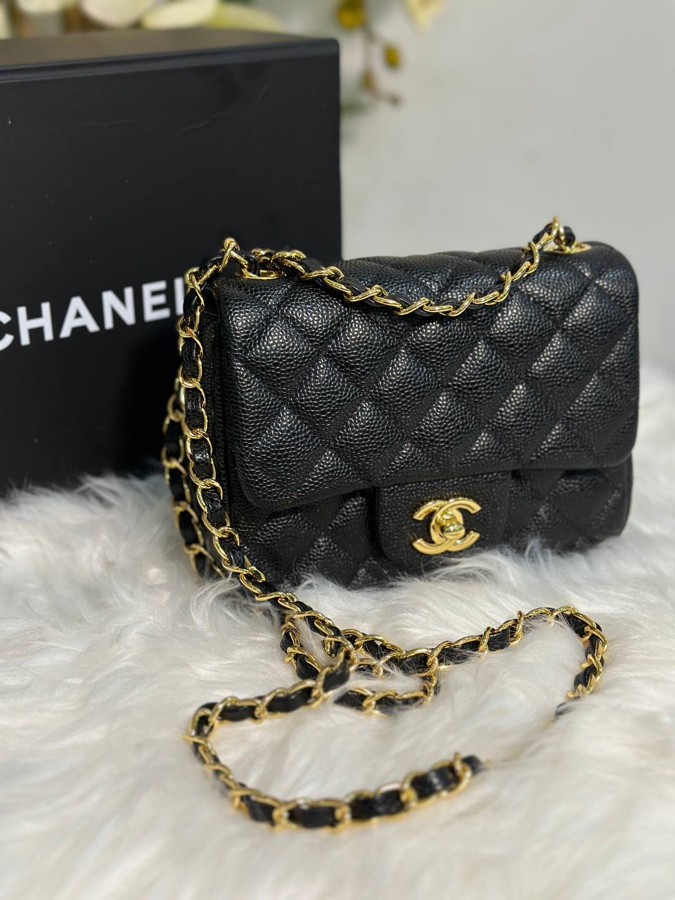 Chanel Mini Classic Flap Bag Square GHW