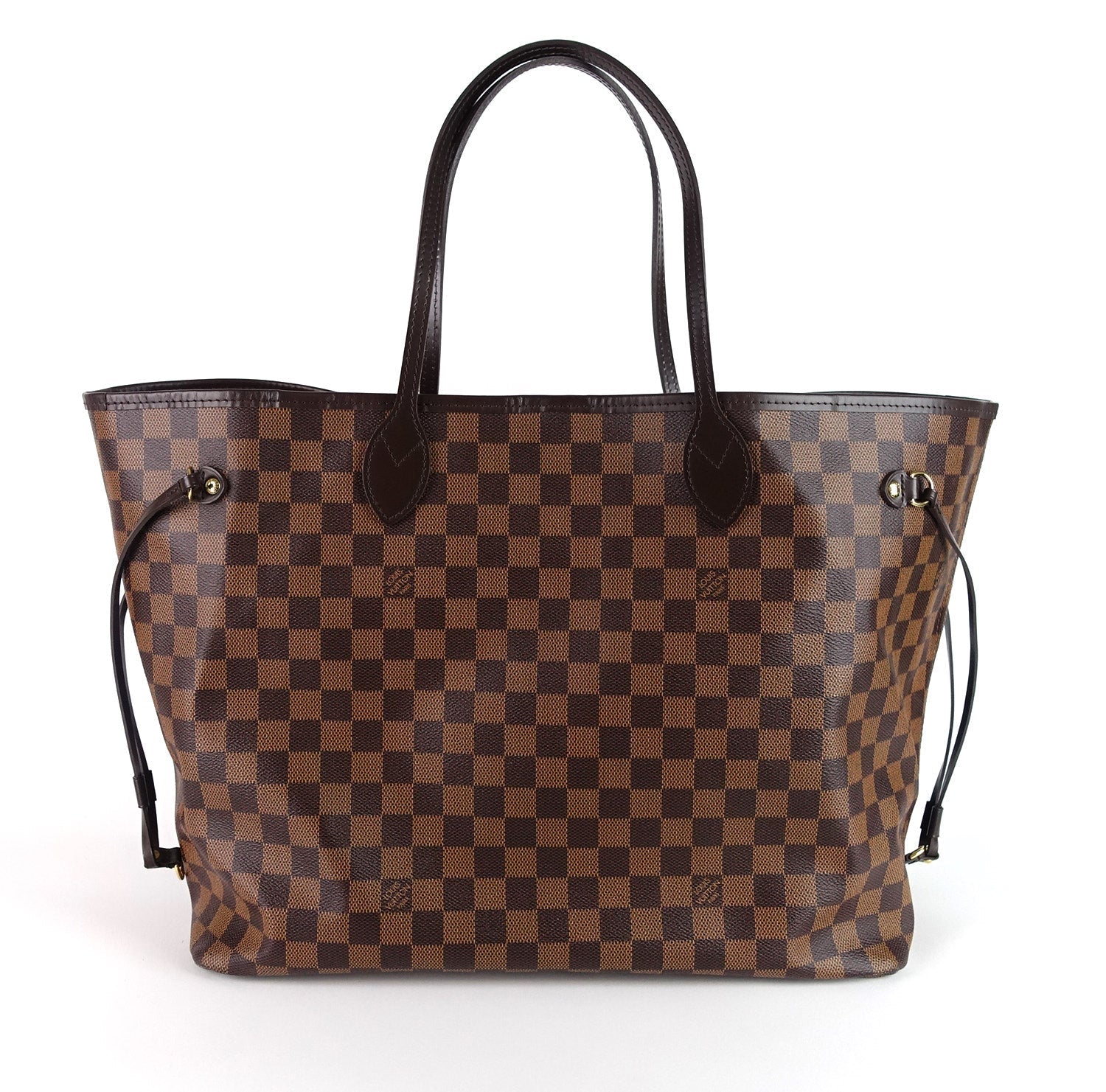 Louis Vuitto Neverfull GM Damier EbÃ¨ne Canvas Tote Bag