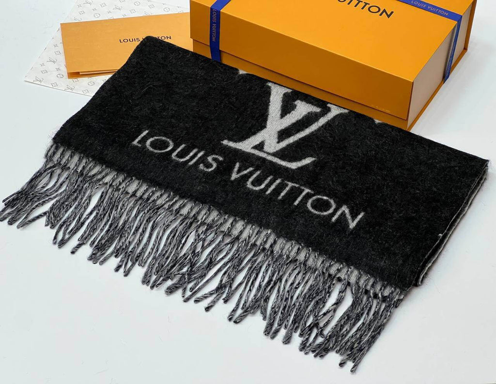 LV REYKJAVIK GRADIENT SCARF black