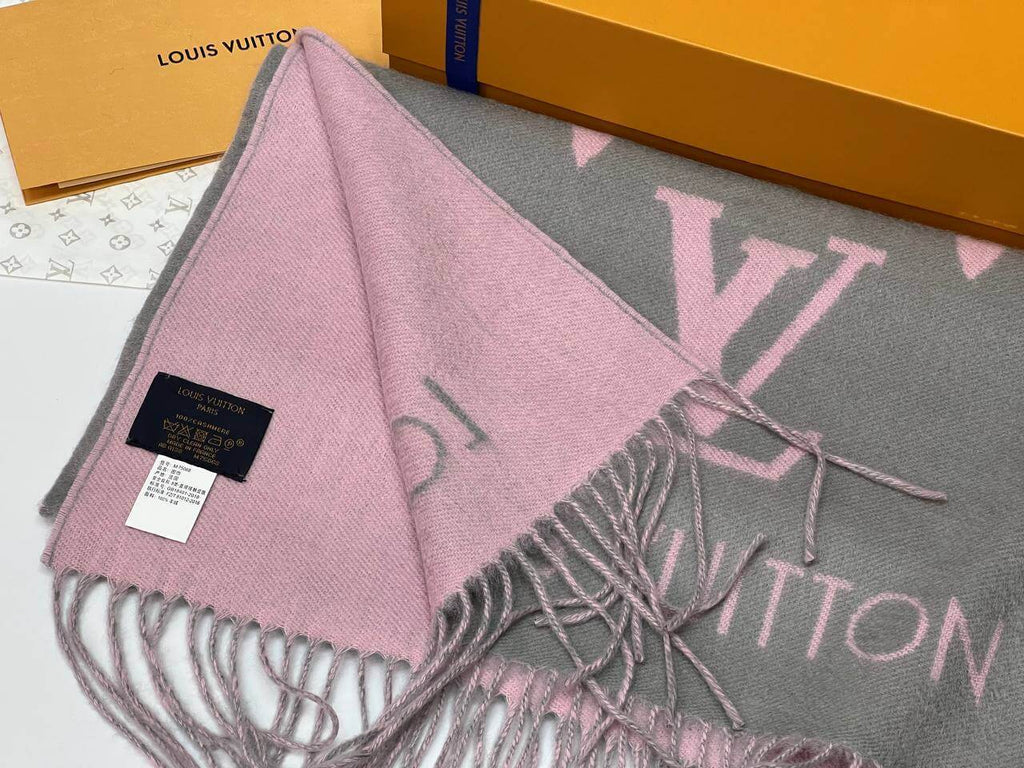 LV REYKJAVIK GRADIENT SCARF rose clair
