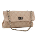 CHANEL Matelasse Chain Shoulder Bag Caviar Skin Pink CC PP047