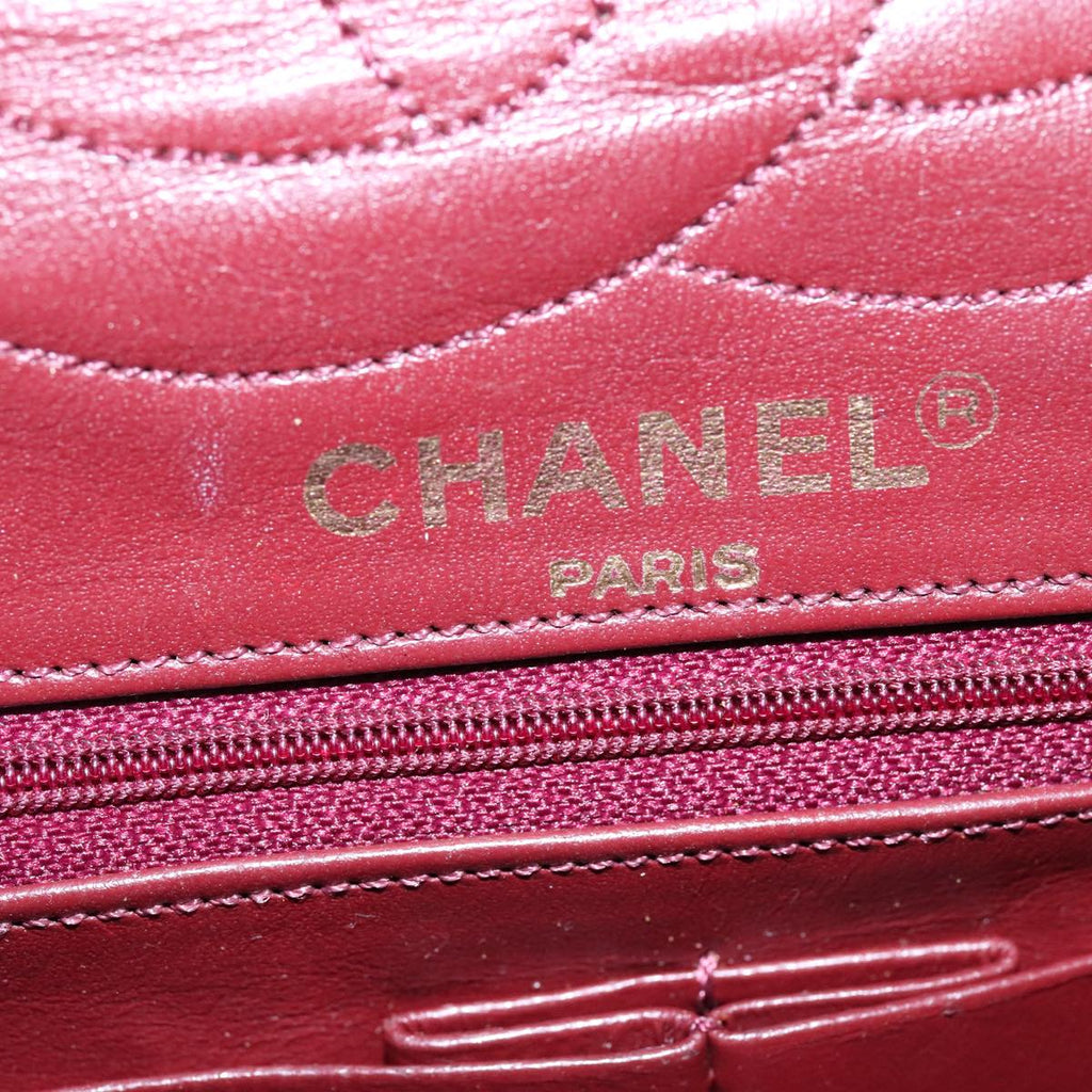CHANEL Chain Matelasse Shoulder Bag Lamb Skin Black Gold CC PP135