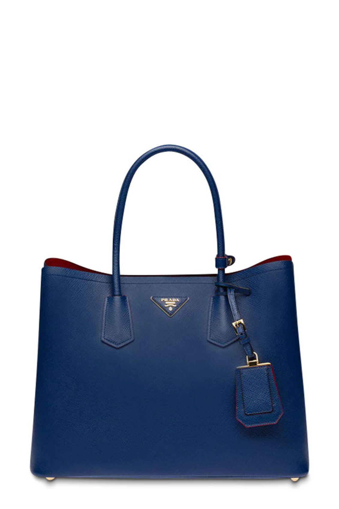 Large Double Bag Blue Red