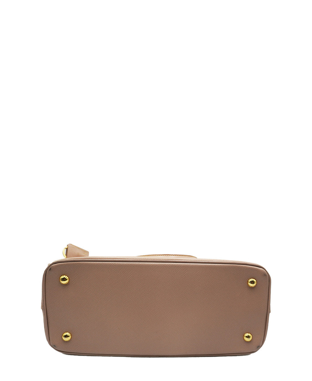 Large Galleria Top Handle Saffiano Lux Leather Soft Pink Beige