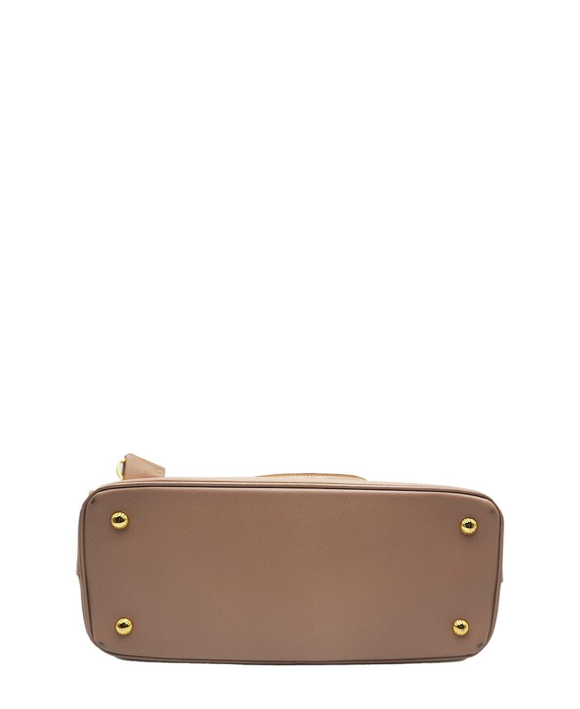 Large Galleria Top Handle Saffiano Lux Leather Soft Pink Beige