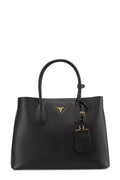 Large Double Bag Nero Mughetto