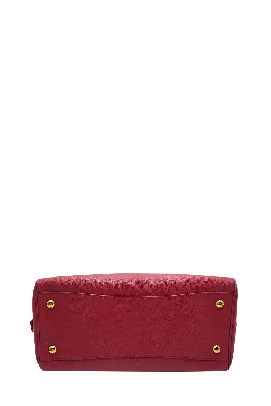 Medium Lux Convertible Boston Bag Saffiano Leather Fuchsia