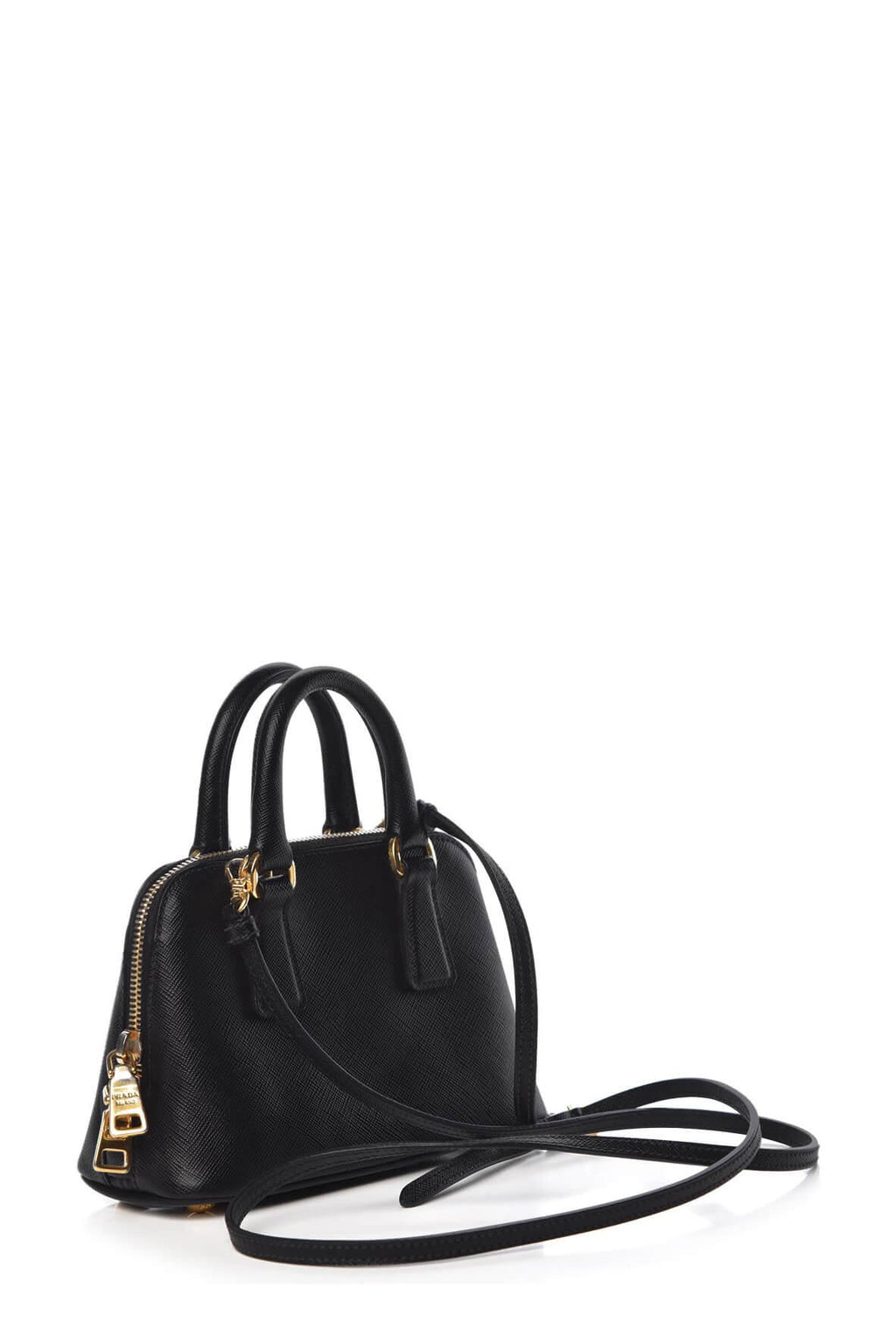 Mini Saffiano Lux Promenade Black