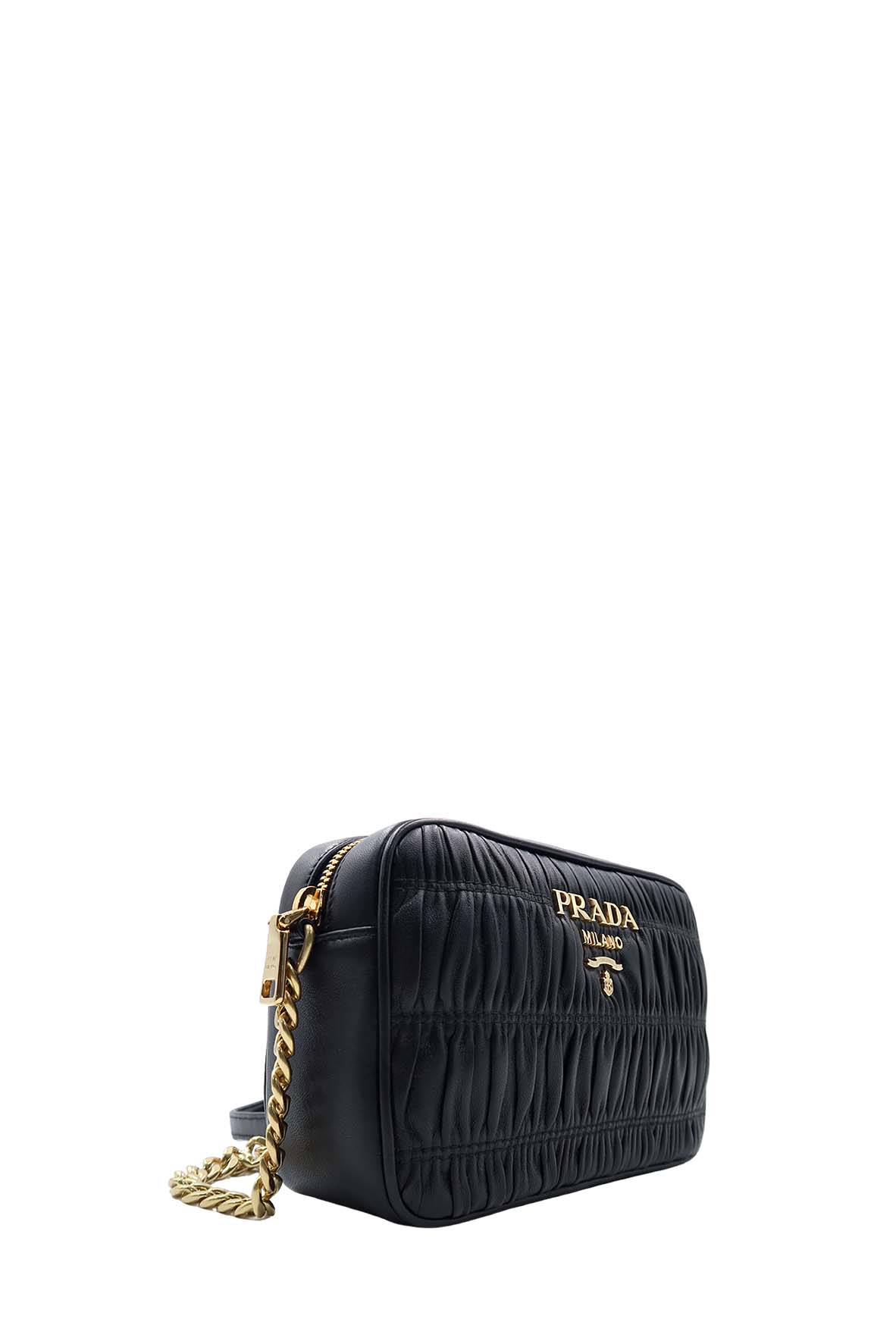 Nappa Gaufre Camera Bag Nero