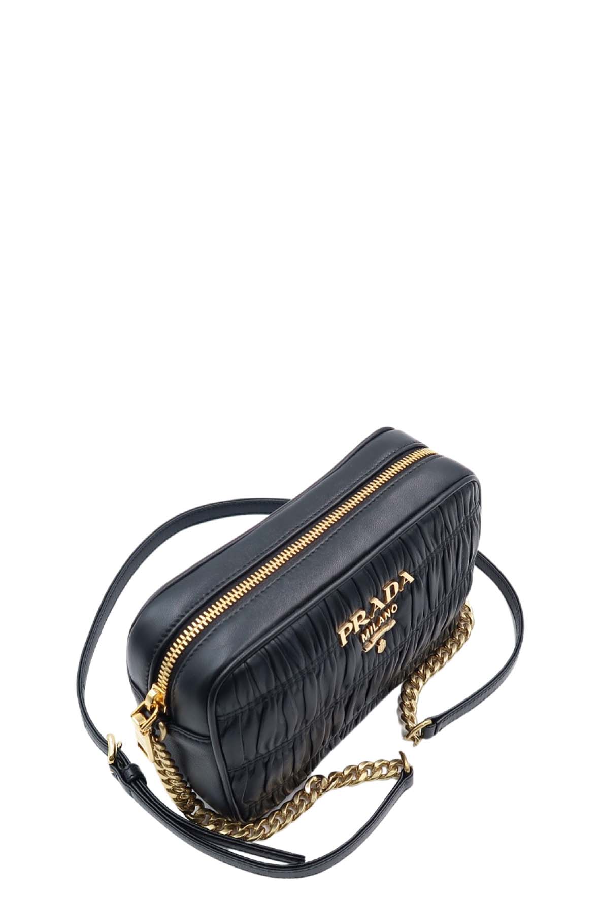 Nappa Gaufre Camera Bag Nero