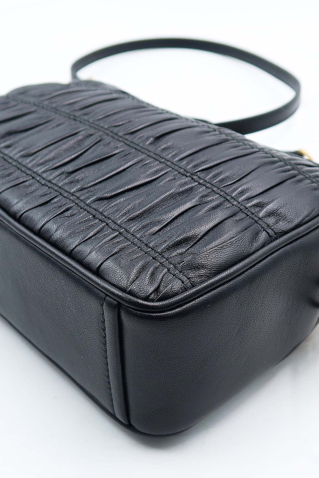 Nappa Gaufre Camera Bag Nero