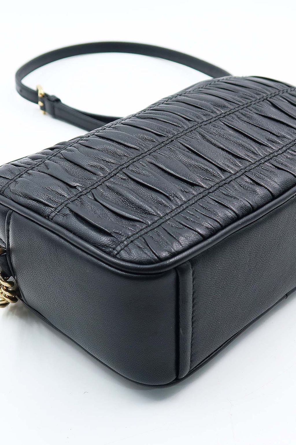 Nappa Gaufre Camera Bag Nero