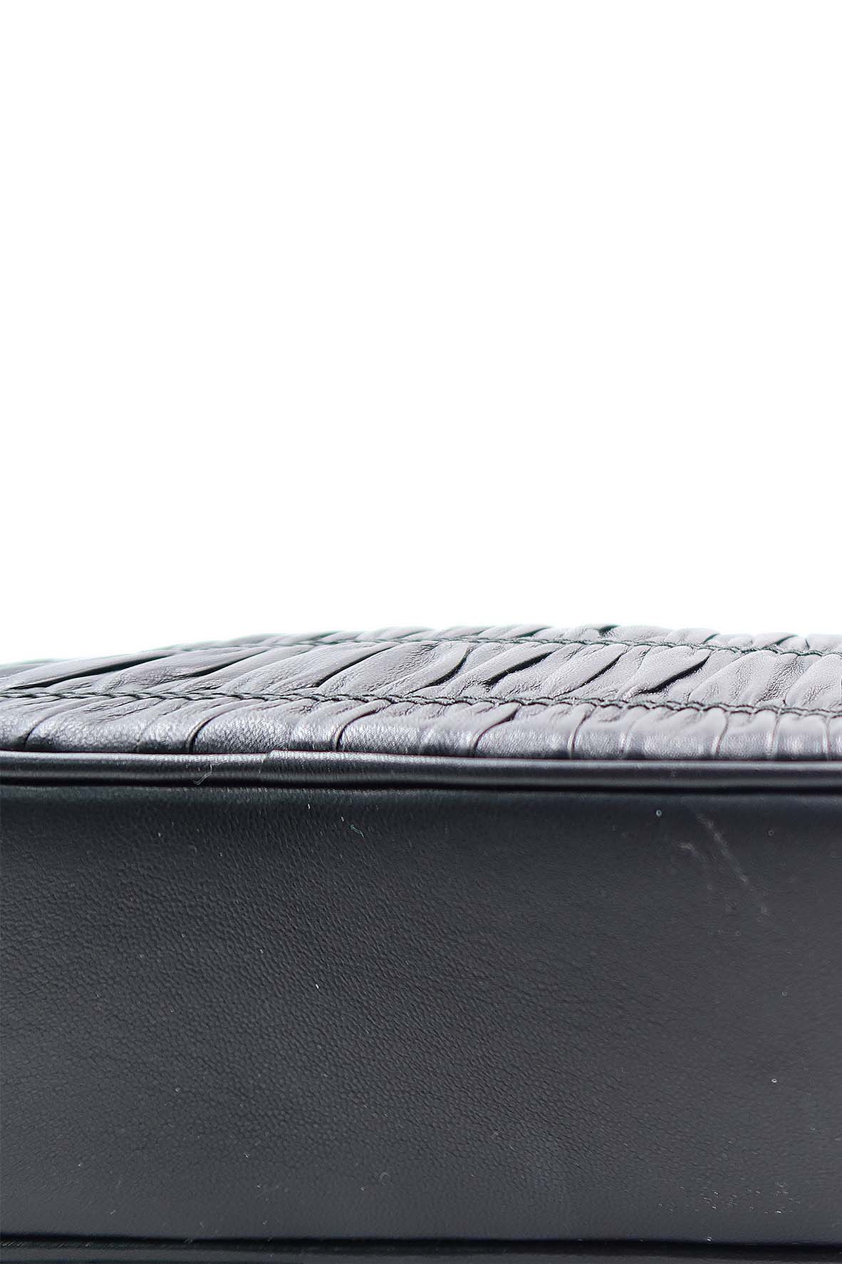 Nappa Gaufre Camera Bag Nero