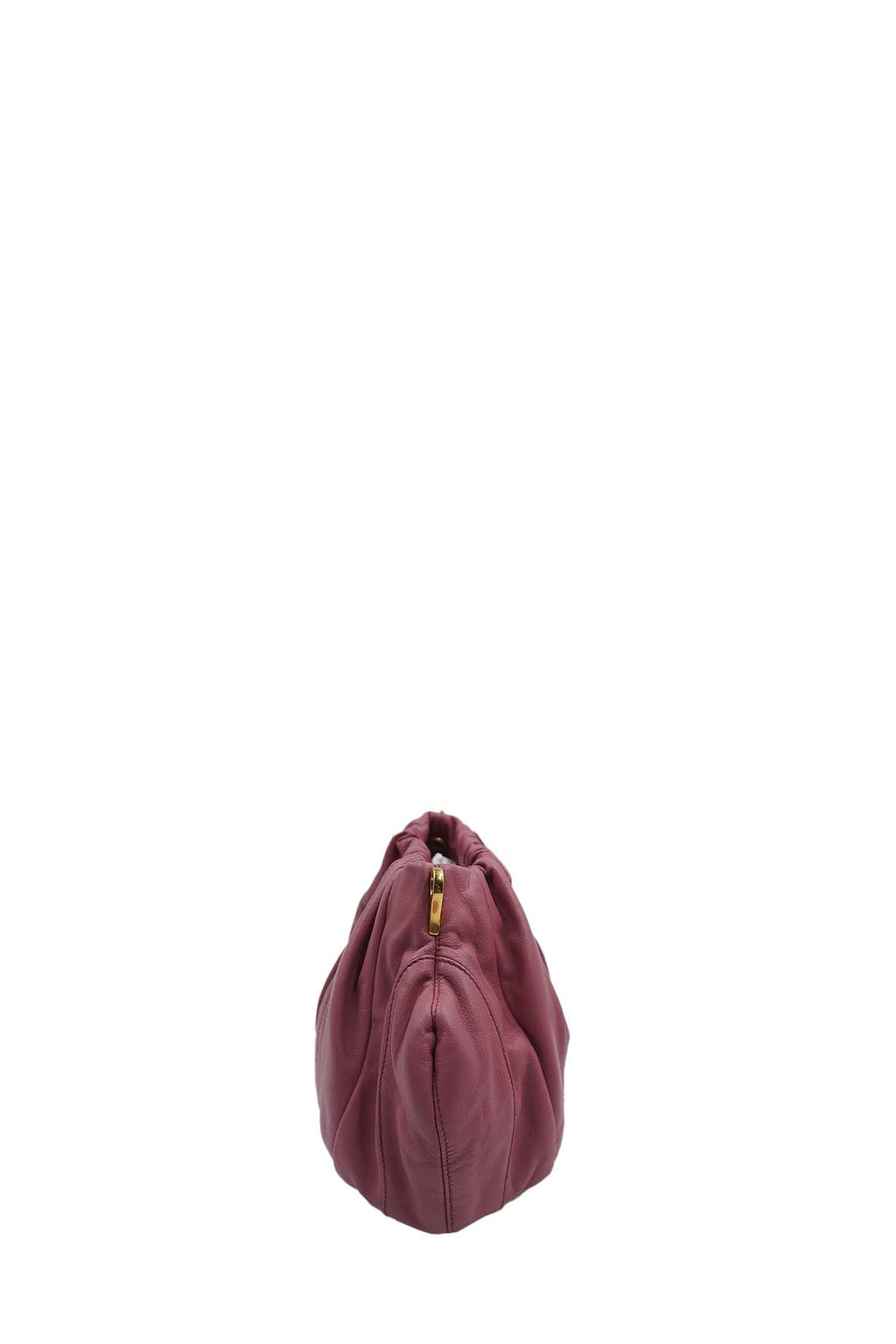 Nappa Stripes Hobo Bag Pink