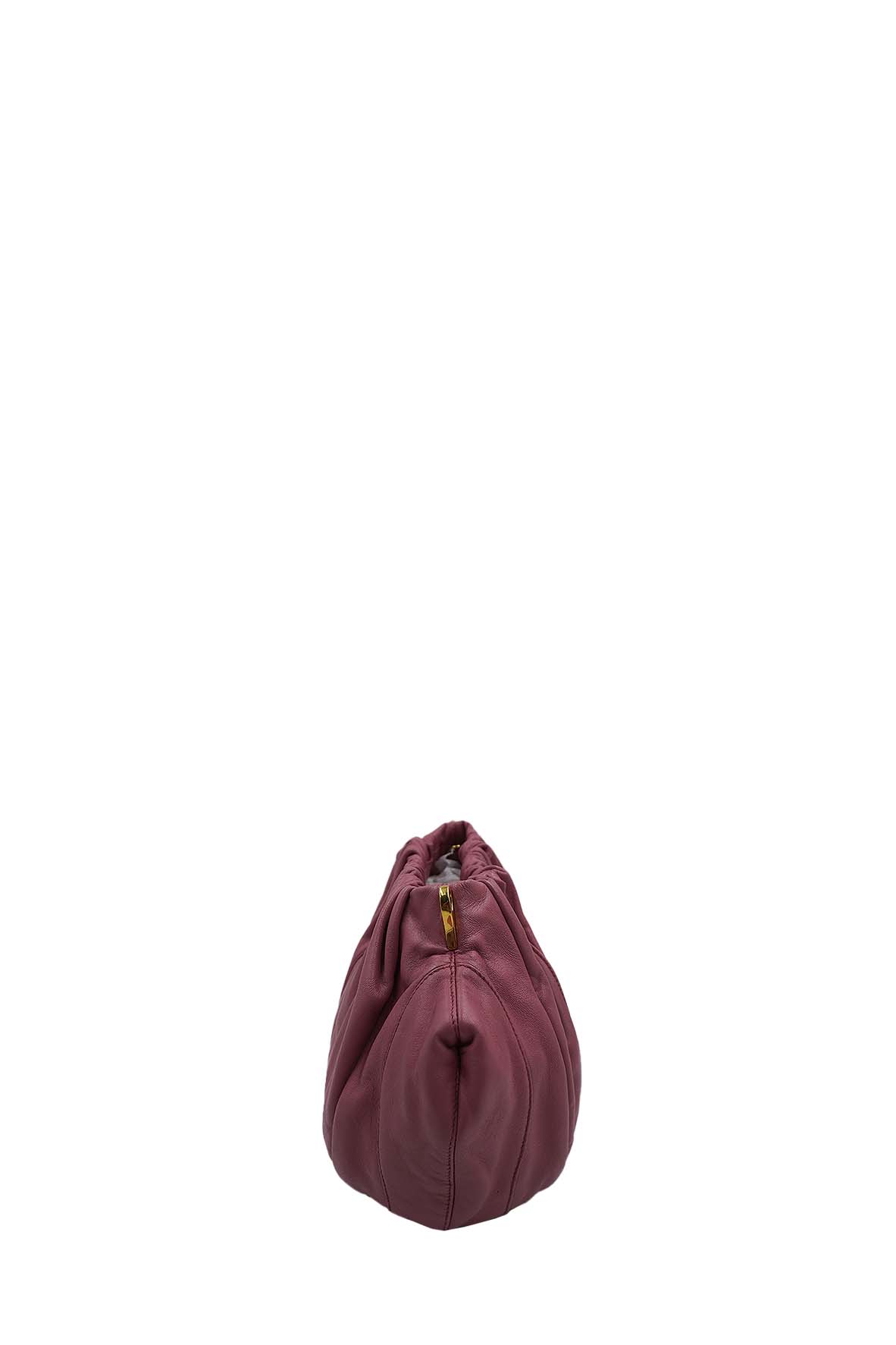 Nappa Stripes Hobo Bag Pink