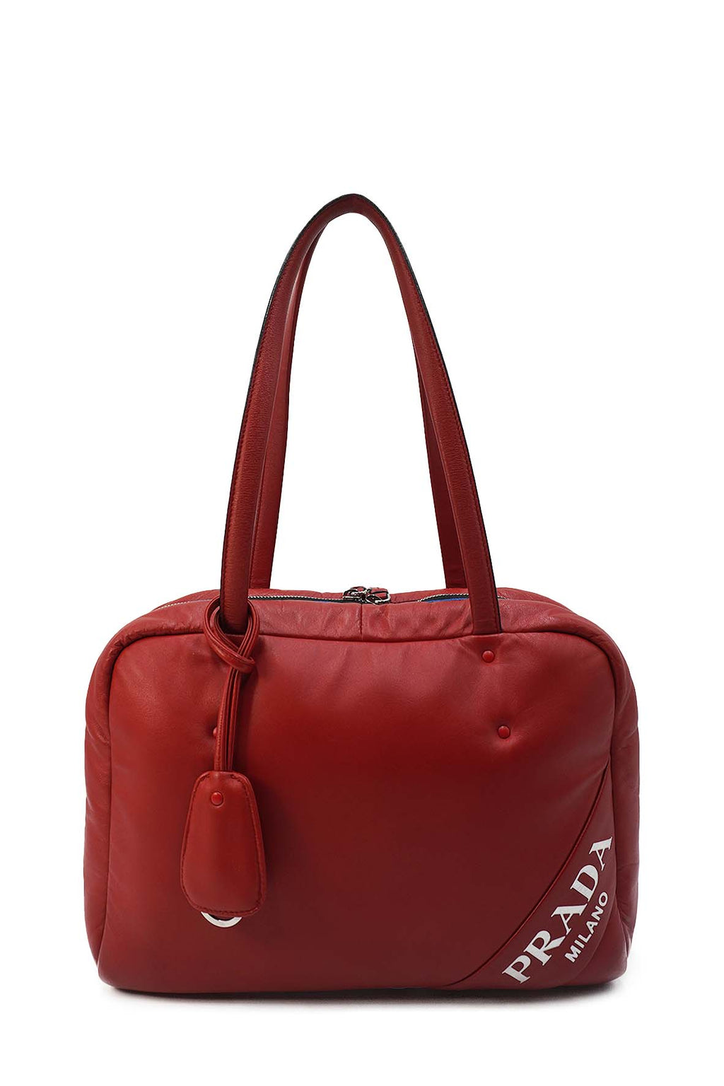 Padded Tote Bag Red