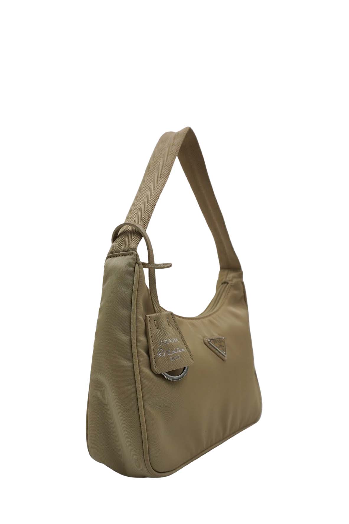 Re-Nylon Re-Edition 2000 Mini Shoulder Bag Beige
