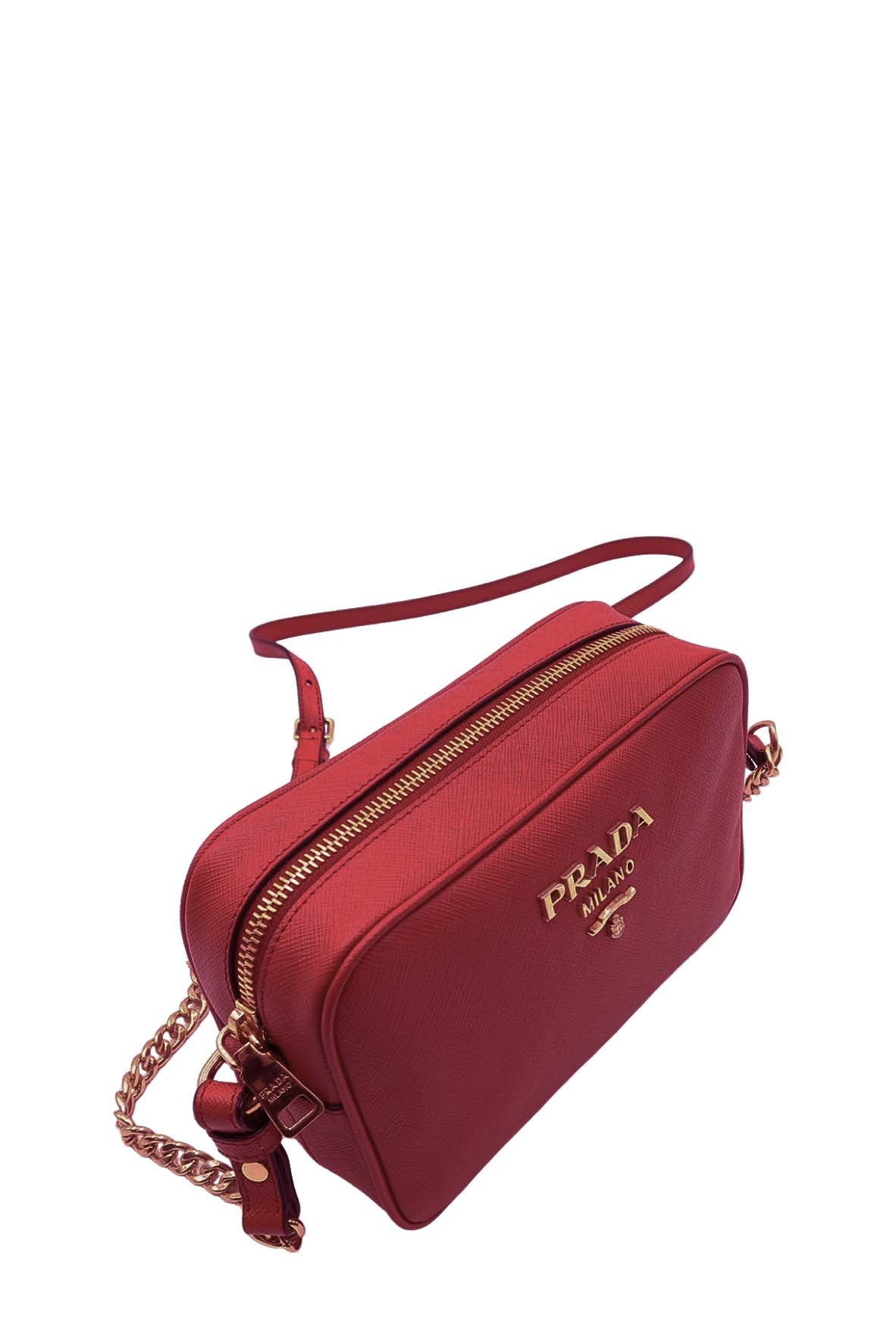 Saffiano Lux Camera Bag Fuoco