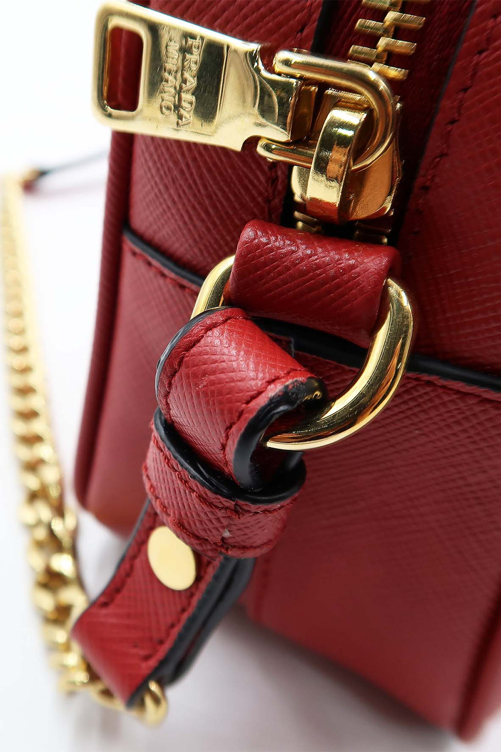 Saffiano Lux Camera Bag Fuoco