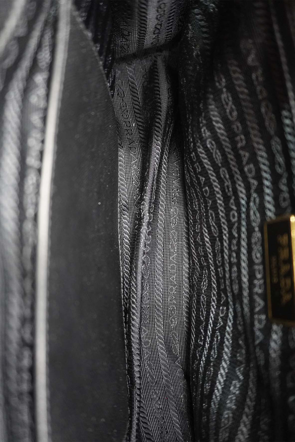 Small Galleria Saffiano Lux Double Zip GHW Black