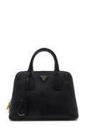 Small Saffiano Lux Promenade Bag Nero