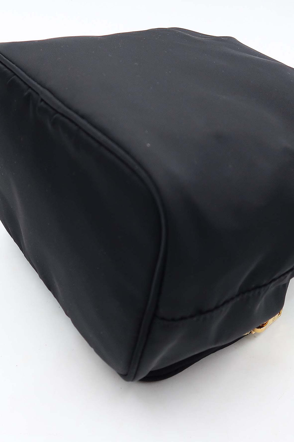 Small Tessuto Duet Bucket Bag Black