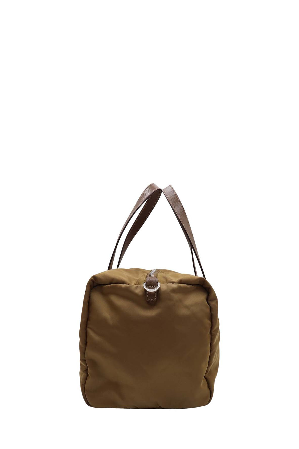 Tessuto Saffiano Boston Bag Tabacco