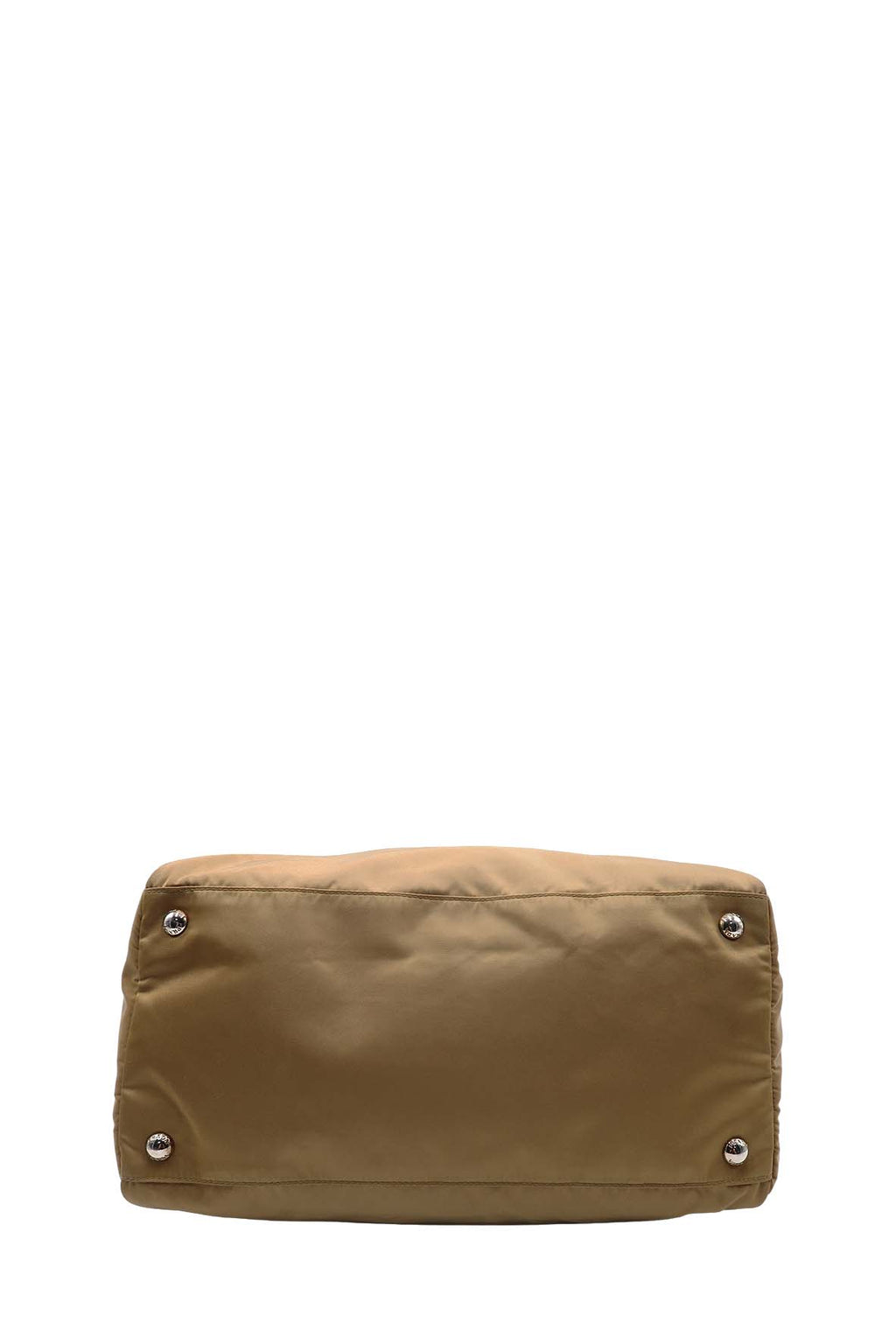 Tessuto Saffiano Boston Bag Tabacco