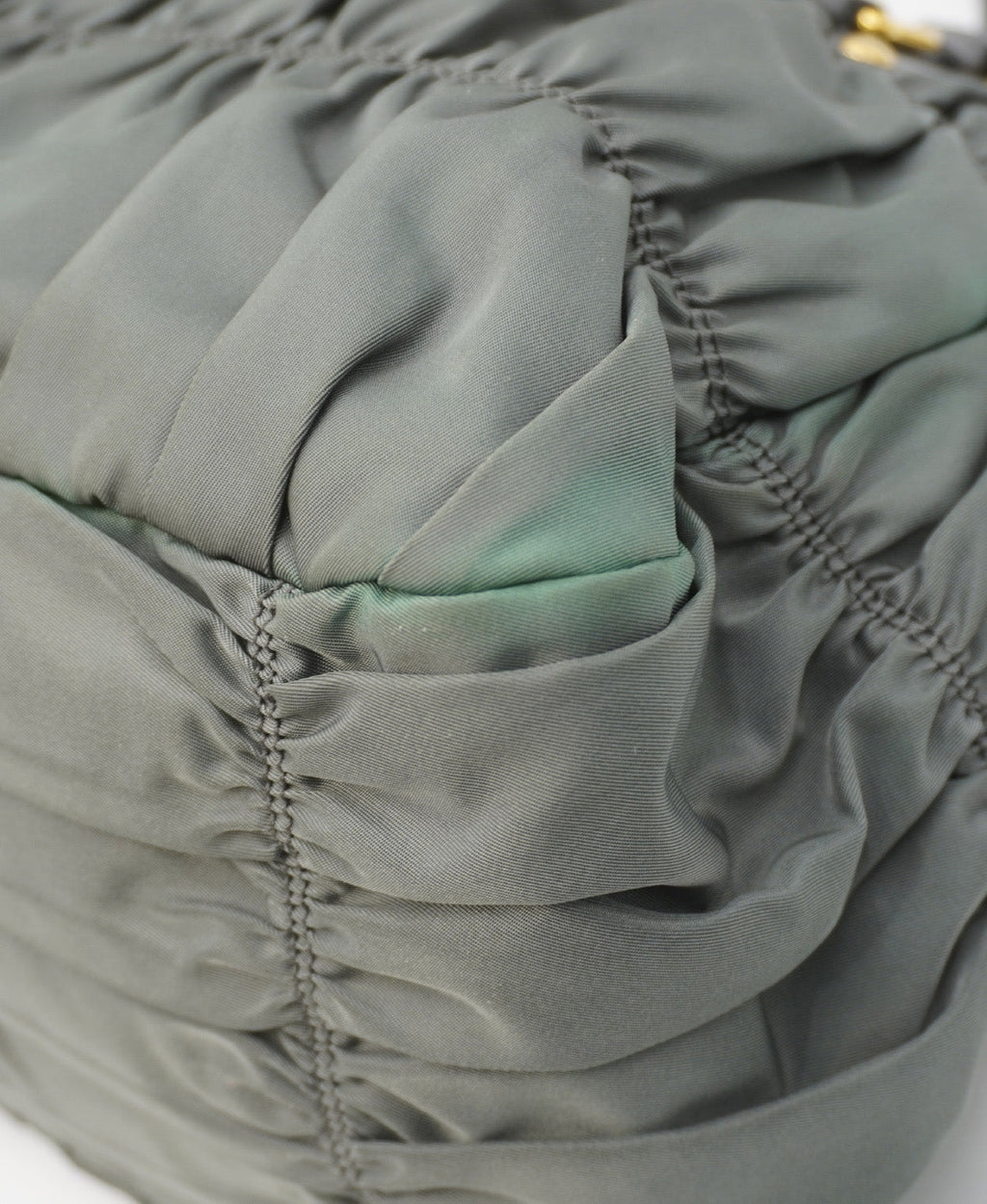 Tessuto Gaufre Tote Khaki Green