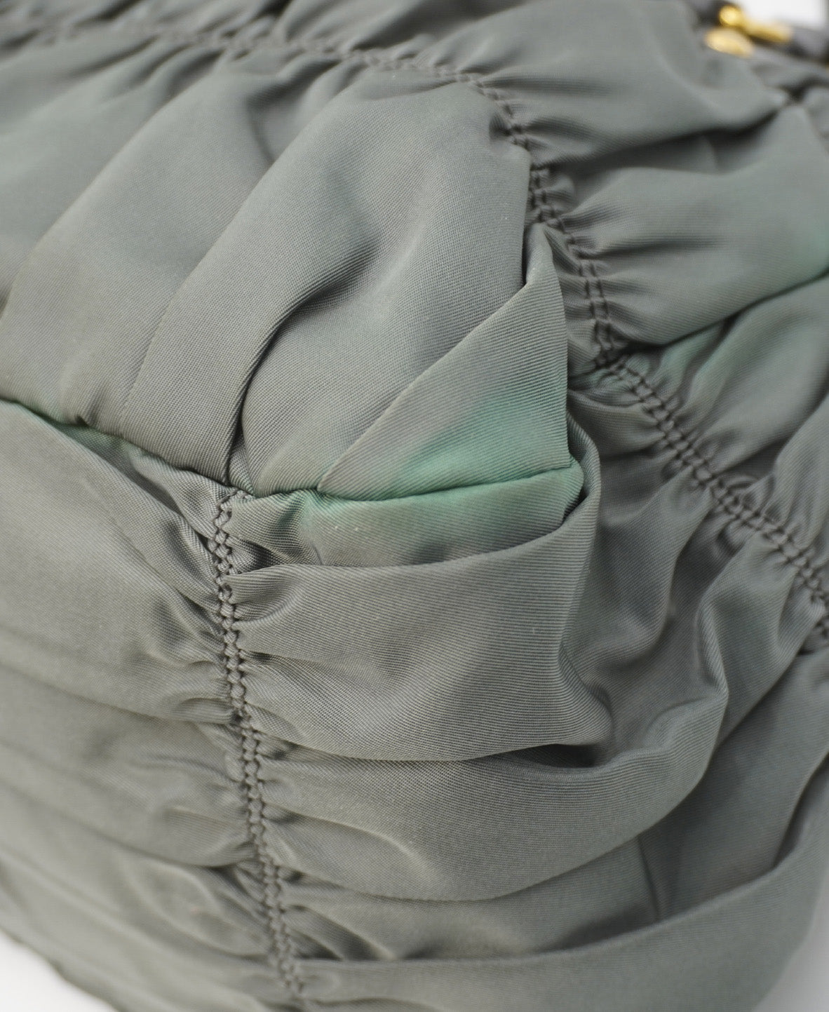 Tessuto Gaufre Tote Khaki Green