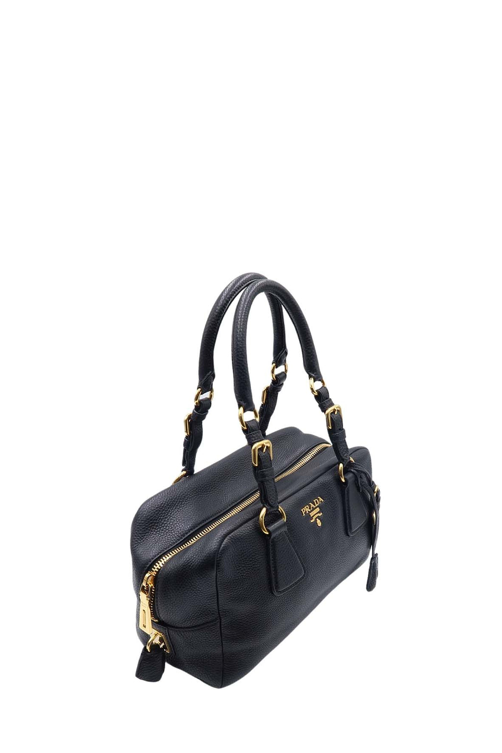 Vitello Daino Bauletto Bag Nero