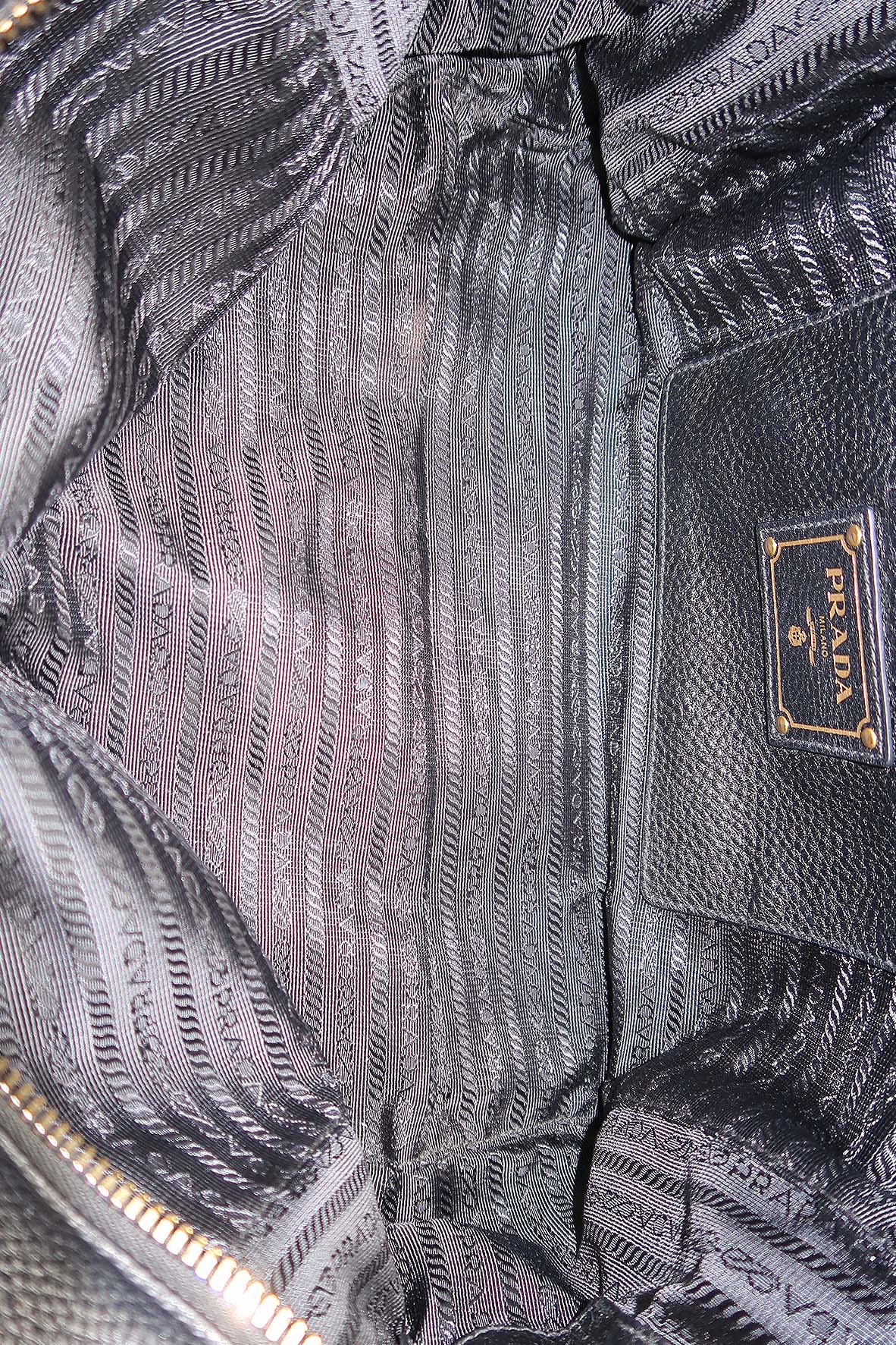 Vitello Daino Bauletto Bag Nero