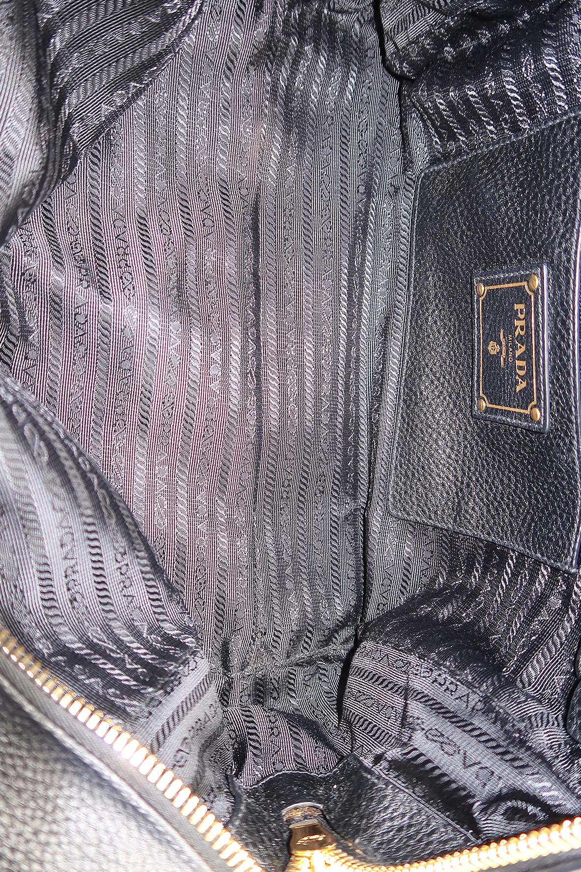 Vitello Daino Bauletto Bag Nero