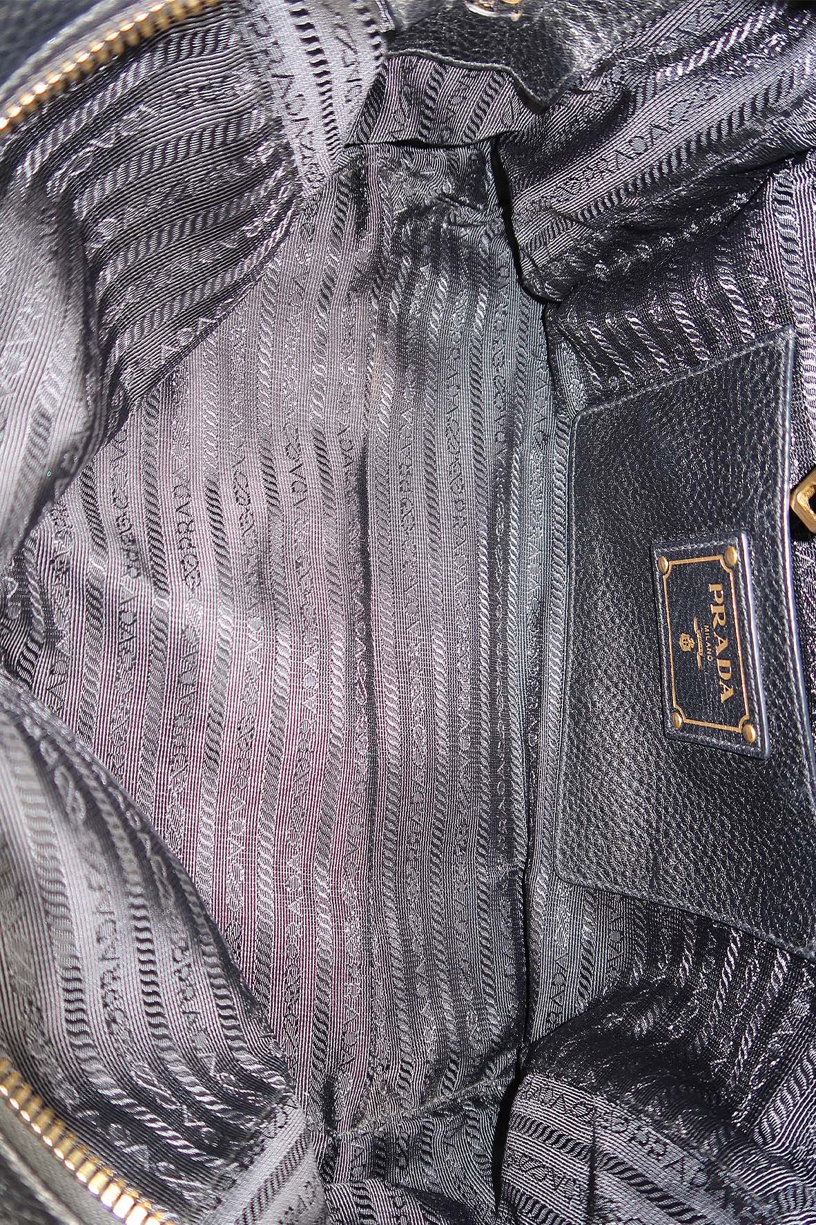 Vitello Daino Bauletto Bag Nero