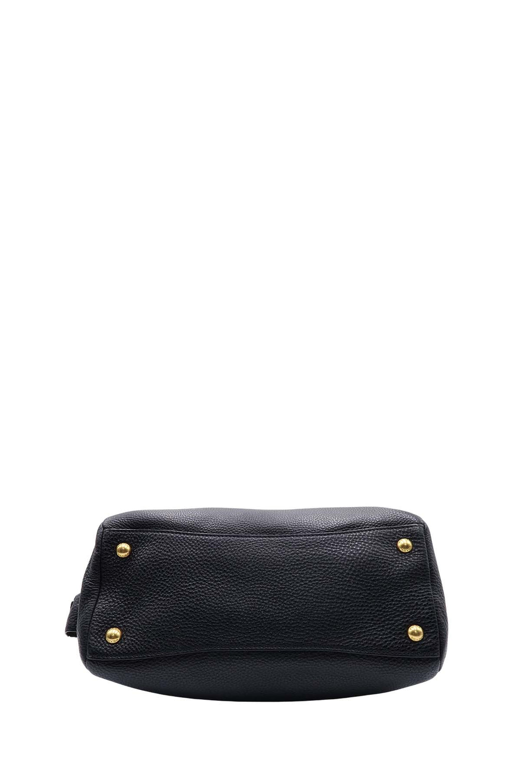 Vitello Daino Bauletto Bag Nero