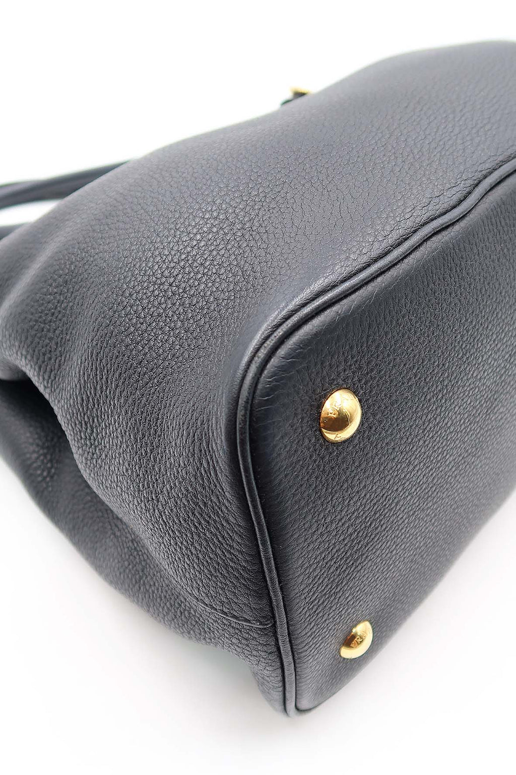 Vitello Daino Tote Bag Black