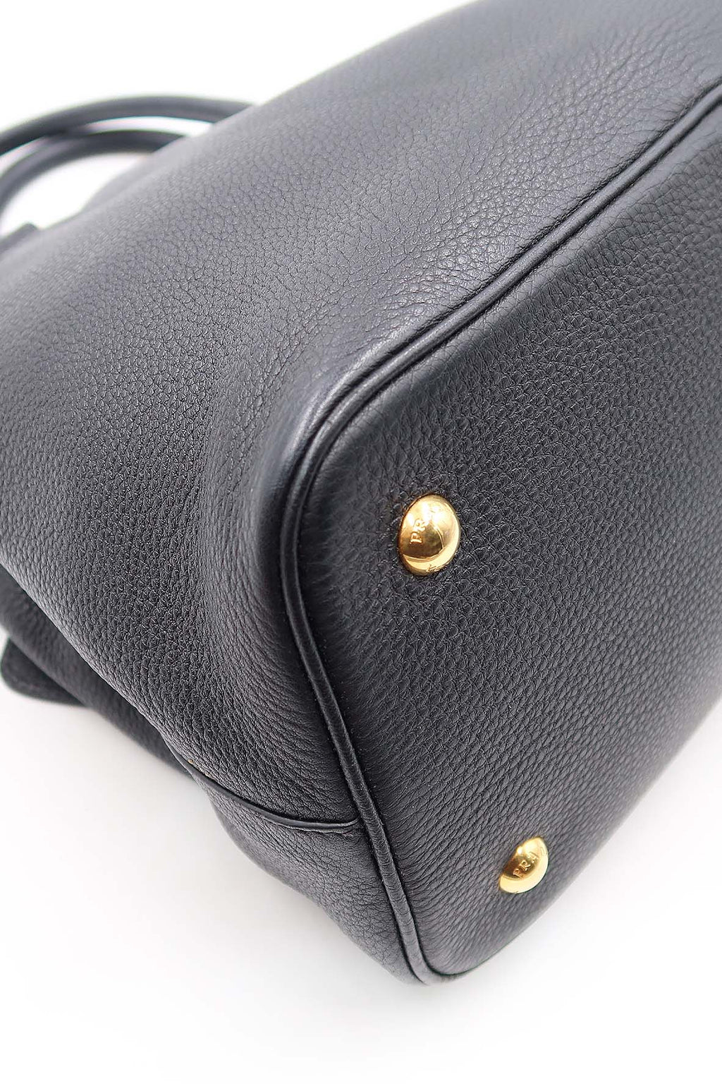 Vitello Daino Tote Bag Black
