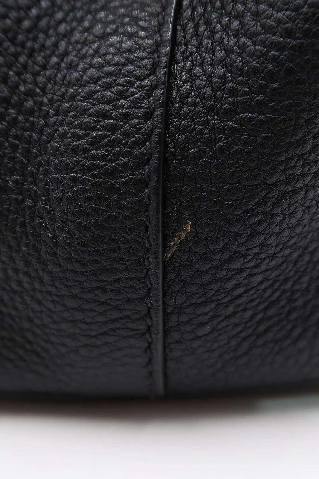 Vitello Daino Tote Bag Black