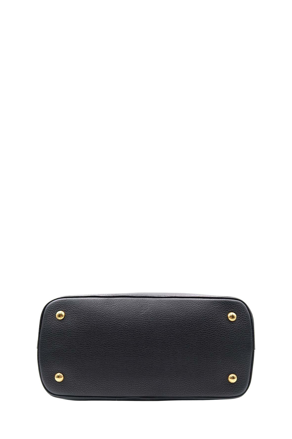 Vitello Daino Tote Bag Black