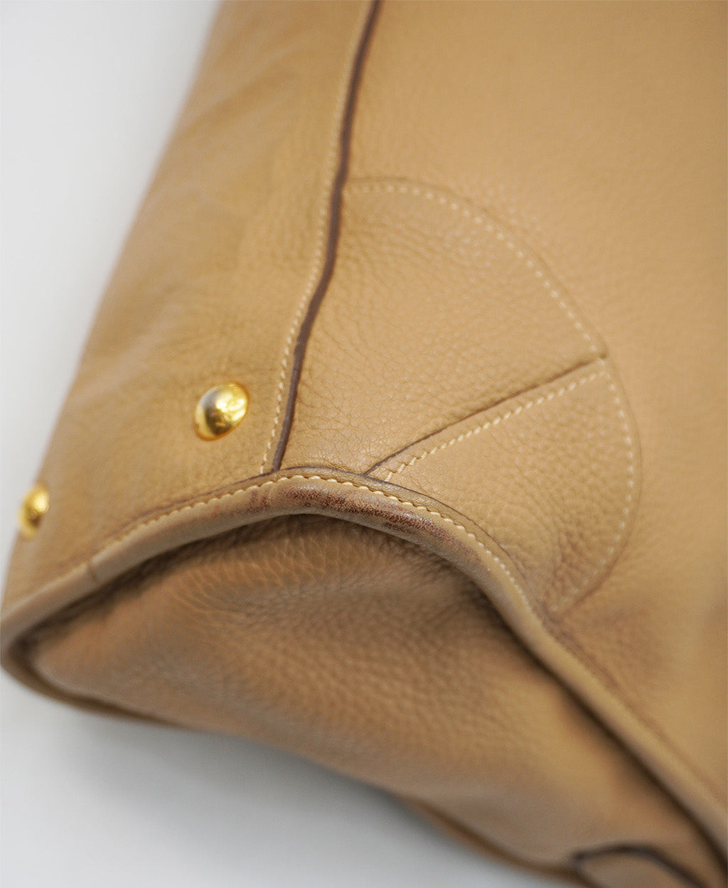 Vitello Daino Convertible Tote Tan