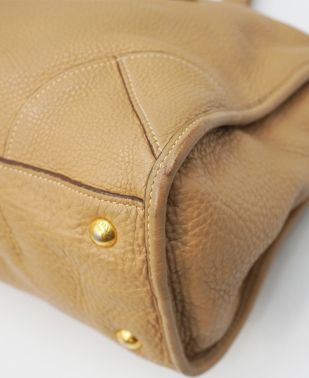 Vitello Daino Convertible Tote Tan